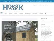 Tablet Screenshot of horsetalkmagazine.com